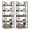 Rustic Gray + Black, variant on Costway 1 PCS 5-Tier Bookshelf, Tall Wooden Open Bookcase with Back Panels and Metal Frame Rustic Gray + Black