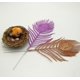 thumbnail image 3 of Rama de hoja de cola de pavo real, purpurina Artificial para arreglo de flores, boda, árbol de Navidad, fiesta, hogar, decoración de jardín, 20 Uds., 3 of 4