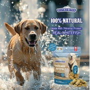 NutriBites Freeze-Dried Whitefish Dog & Cat Treats, 9oz | Healthy Pet Training Treat or Food Topper | High Protein & All Natural