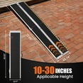 thumbnail image 2 of 10FT Aluminum Folding Wheelchair Ramp, 800 lb Capacity with Non-Slip Surface, 2 of 8