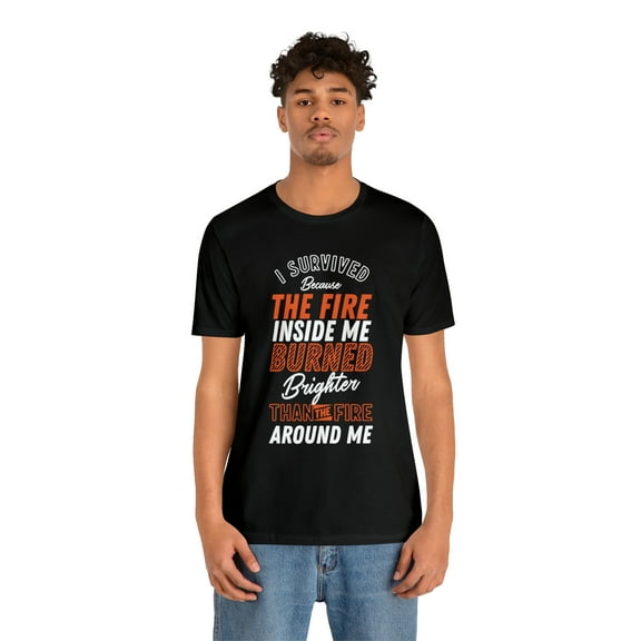 Fire Inside Me Addiction Recovery Sober T-Shirt