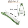 thumbnail image 6 of Unique Bargains Pencil Case Clear Pen Pouch, Portable Stationery Bag for Organizer Green, 6 of 6