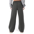 thumbnail image 4 of Wide Leg Sweatpants Women Low Waisted Drawstring Pants Love Heart Graphic Baggy Pants With Pockets Workout Trousers, 4 of 6