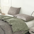 thumbnail image 3 of Funda Nórdica Rey Botánico Algodón Premium 3 Piezas Juego de Cama Chic Gris, 3 of 9
