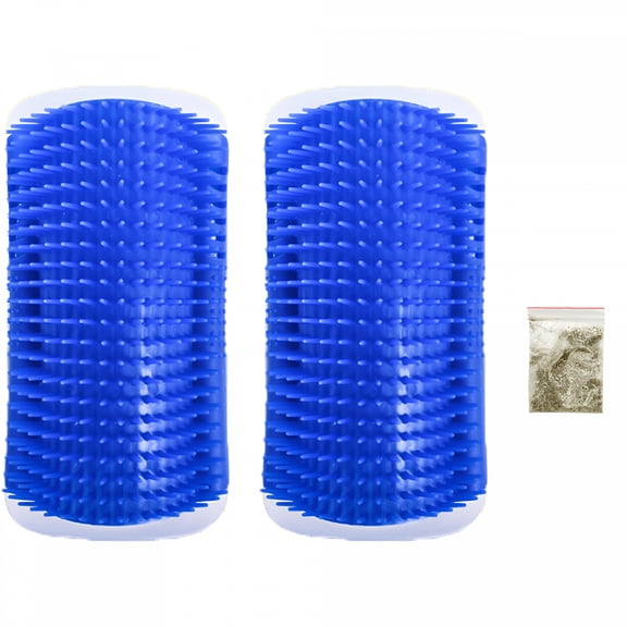 ACDANC Cat Self Groomer, Softer Cat Corner Scratcher For Wall, Massage Comb Groomer