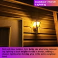 thumbnail image 3 of Amber and 625nm Red Light Bulbs 25-40W Equivalent, 1800k Amber Sleep Light Bulb, 3W 300lm, E26 Base for Bedroom Healthy Sleep Porch Party Holiday Lighting, Non-Dimmable(1 Amber+1 Red), 3 of 7