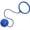 Blue, variant on Ankle Skip Ball for Kids, Single Leg Swing Rotating Jumping Ring, Skip Ball for Outside, Kid Exercise Skip Toy Activity for School Break Camping Beach