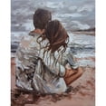 thumbnail image 1 of Cuadros Decorativos Pareja lienzo pintura sin marco pintura al óleo por números pared arte carteles imagen Likrtyny embutido en tela, 1 of 9