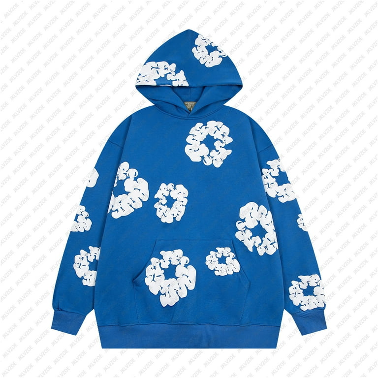 トップス XXL Flock Print Hoodie HOODY COTTON. Hoodie- Mens Flock Print Hoodie Very Soft On The Inside