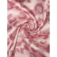 thumbnail image 5 of Womens Silk Pajamas Set Long Sleeves with Pants Lounge Satin Sleepwear Green Rose Small, 5 of 6