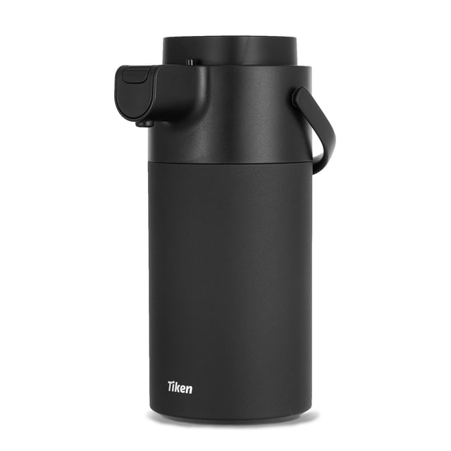 Dispensador de café Tiken Airpot de 4 L de acero inoxidable con bomba