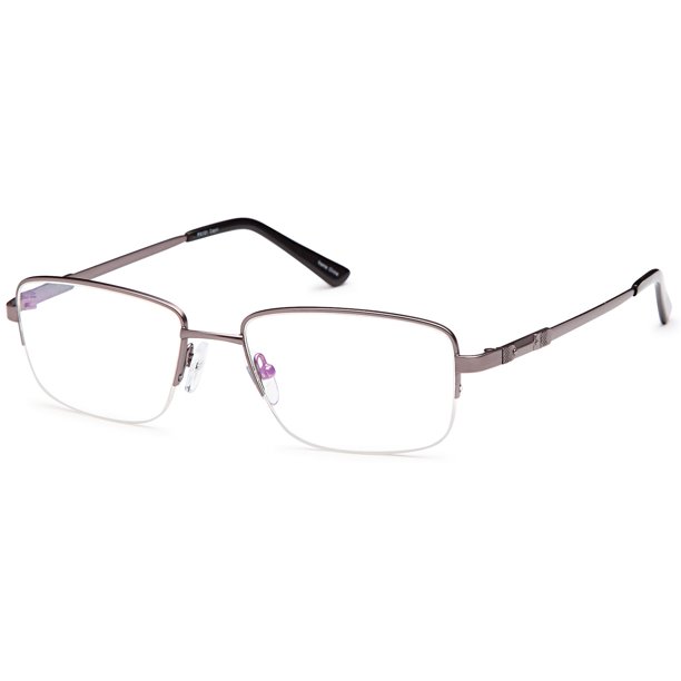 Men's Eyeglasses 55 18 140 Gunmetal Metal