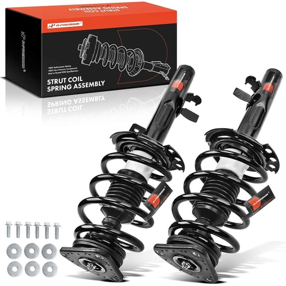 A-Premium Front Pair (2) Complete Strut & Coil Spring Assembly Compatible with Ford Escape 2014 2015 2016 2017 2018 2019, Driver and Passenger Side, AWD