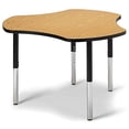 thumbnail image 3 of Collaborative Hub Table - 44" X 47" - Oak/Black, 3 of 3