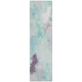 thumbnail image 2 of Addison Rugs Chantille Indoor/Outdoor Transitional Abstract Teal Machine Washable Runner Rug, 2'3" x 7'6", 2 of 7