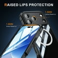 thumbnail image 6 of JiaheCover iPhone 17 Pro Max Case,Built-in Screen Protector Full Body Case Shockproof Transparet Back Mag-Safe Cover for iPhone 17 Pro Max,Black, 6 of 8