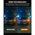 thumbnail image 7 of Dash Cam Front Rear 4K/1080P, Full HD Dash Cam with APP Control,Cars Build in Wifi, 3.94‘’IPS Screen Dash Camera with 32GB SD Card, G-Sensor, WDR, 24Hr Parking Mote, Loop Recording, 7 of 7