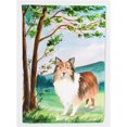 thumbnail image 1 of Carolines Treasures CK2558GF Under the Tree Sheltie Garden Size Flag, 1 of 3