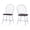 Brown/White, variant on GDF Studio Rivera Farmhouse Wood Spindle Back Dining Chairs, Set of 2, Brown and White