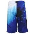 thumbnail image 2 of Men's Board Shorts Sport Beach Swimwear Bathing Suit Slim Fit Trunks (34, 508 Light Blue Dark Blue), 2 of 3