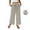 Black, variant on Clossjun Womens Striped Print Pants Drawstring Y2k Casual Daily Wear Athletic Pants Loose Fit Wide-Leg Lightweight Trousers With Pockets L