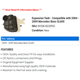 thumbnail image 2 of Expansion Tank - Compatible with 2004 - 2009 Mercedes-Benz SL600 2005 2006 2007 2008, 2 of 2