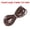 Dark Brown, variant on Uxcell Hollow Pipe Rubber Cord, Hollow Tube Silicone Tubing Spool for DIY Jewelry Making Knitting Beading Craft White