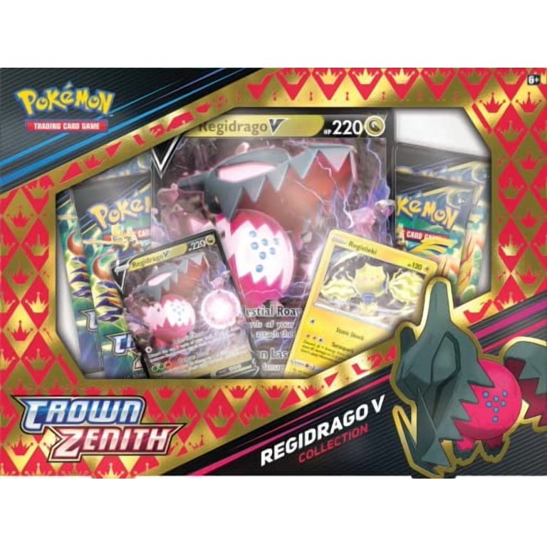 pokmon trading card games sas12.5 crown zenith regidrago v box Pokemon TCG: SAS 12.5 : Toys & Pokmon Trading Card Game: Crown