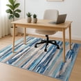 thumbnail image 5 of Brisasol Washable Rug with Rubber Backing 5x7 Blue Abstract Area Rug for Living Room Non Slip Printed Indoor Carpet for Bedroom Playroom Dining Room, 5 of 6