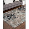 thumbnail image 2 of Rugs.com Lattice Frieze Collection Rug – 9' x 12' Blue Multi Medium Rug Perfect For Living Rooms, Large Dining Rooms, Open Floorplans, 2 of 9