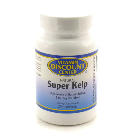 Super Varech Par Vitamin Discount Center - 250 comprimés d'iode