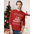thumbnail image 6 of Tstars Men's Ugly Christmas I'm on the Naughty List Funny Holiday T-Shirt, 6 of 7