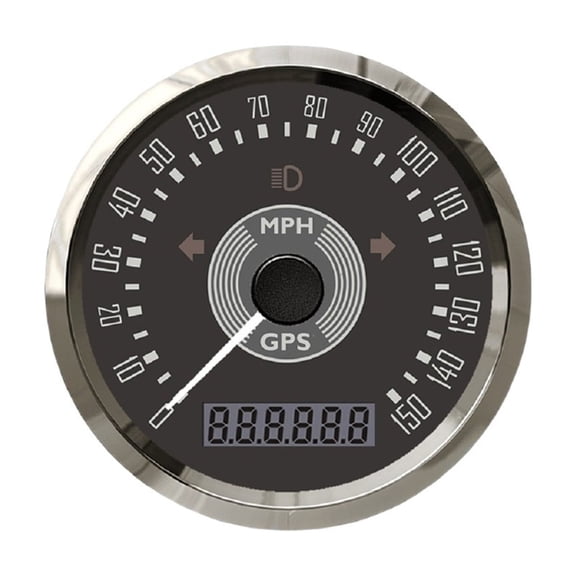85mm Odometer Adjustable GPS Speedometer 0-160 Km/h 0-200 Km/h For Car Motorcycle 12V 24V With Red And Yellow Backlight ,Easy to Install