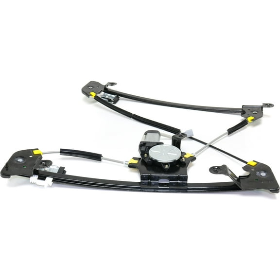 Window Regulator Compatible For 2006-2008 Lincoln Mark LT Ford F-150 Front, Left Driver Crew Cab Pickup Standard Power With Motor