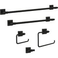 thumbnail image 5 of Franklin Brass MAX51-FB Maxted Single Post Toilet Paper Holder, Flat Black, 5 of 5