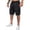 FF84_Black, variant on Mens Cargo Shorts Elastic Waist Running Hiking Bermuda Shorts Knee Length Casual Summer Shorts with Multiple Pockets Khaki L