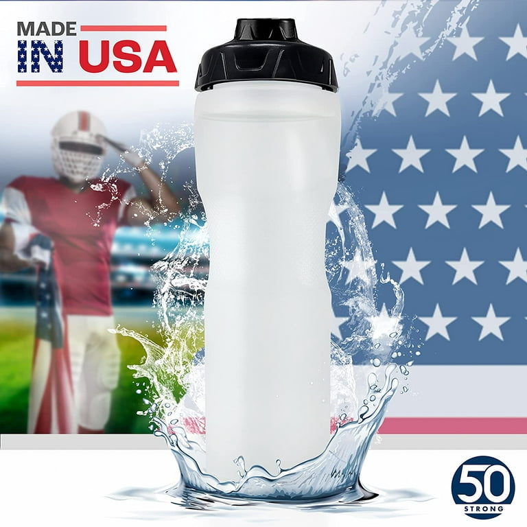 VETRA Sports Squeeze Water Bottle 22 Ounce Squirt Water Bottle With Leak  Proof Valve Made From True-Taste Polypropylene Without BPA Great for  Running, Cycling, Bike, Soccer, Football