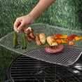 thumbnail image 1 of GAXIRE 5Ud Almohadillas Para De Aluminio Plateadas Mallas Antiadherentes Para Uso En Cocina Y Exterior, 1 of 8