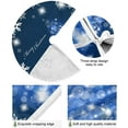 thumbnail image 2 of RYLABLUE Flocon de Neige Sapin de Noël Jupe Tapis pour Décoration de Fête Intérieur Extérieur 48 Pouces, 2 of 5