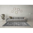thumbnail image 3 of Ahgly Company Indoor Round Abstract Gray Modern Area Rugs, 6' Round, 3 of 4