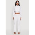 thumbnail image 2 of Womens Pull On Pintuck Flared Pants, 2 of 4