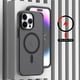 thumbnail image 4 of Funda TEKKU Matte Color para iPhone 15 PRO MAX Trans Negra Compatible con MagSafe, 4 of 5