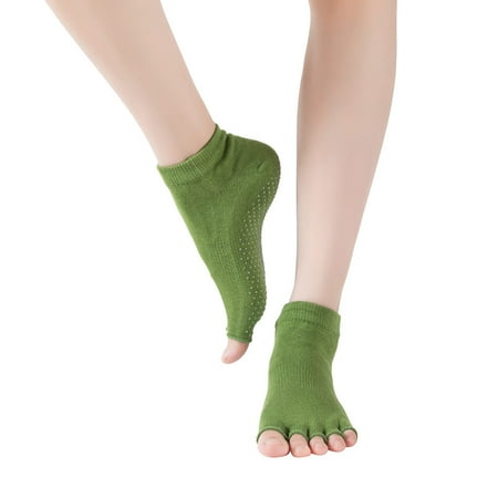 

Womens No Show Socks Toe Anti Slip Finger-Separated Yoga Sport Ballet Dance Socks