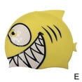 thumbnail image 1 of Silicone Shark Pattern Swimming Cap - Waterproof, Stylish, Bright Colors - Size 21*18cm, 1 of 1