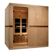 Dynamic Saunas Dynamic Catalonia 8-person Ultra Low EMF (Under 3MG) FAR Infrared Sauna (Canadian Hemlock)