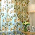 thumbnail image 3 of Clearance Hole Pocket Sheer Voile Window Curtain Panels Flower Pattern Window Screen for Kitchen Bedroom Children Living Room Yard 1 PC 39.4'' x 98.4'', 3 of 6