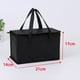 thumbnail image 2 of Bolsa de picnic FLhrweasw grande portátil térmica para alimentos entrega de cerveza Negro S, 2 of 6
