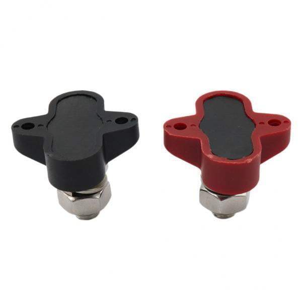 Bloque de conexiones Perno terminal aislado de acero inoxidable 2 piezas DYNWAVEMX Poste de energía del bloque de conexiones