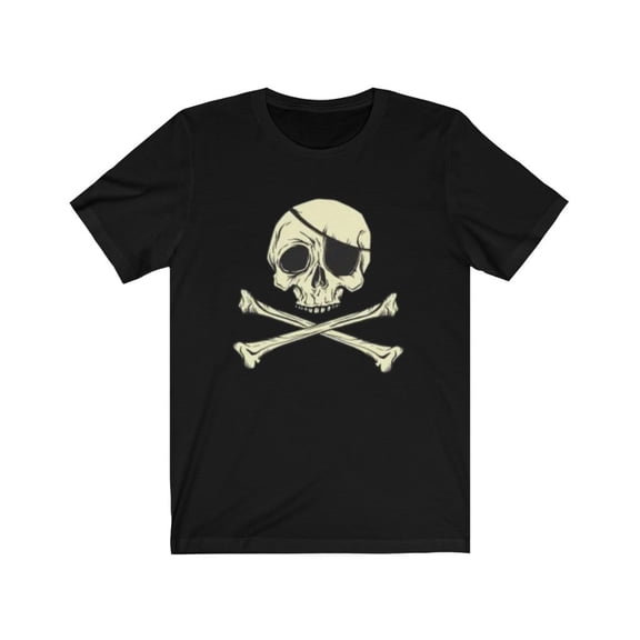 One Eye Pirate Skull Men's TShirt