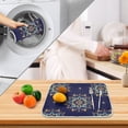 thumbnail image 4 of Ryvnso Magical Mandala Flower Dish Drying Mat for Kitchen Countertop 18x24 Large Dish Pad Drainer Rack Dish Sink Mats, 4 of 7